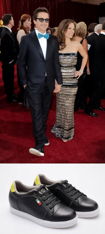 Robert Downey wearing height increasing shoes
